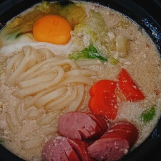 東のまるごと鍋☆豆乳うどん鍋